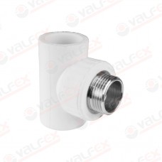 Тройник переходной PP-R с НР 25х1/2"х25 Valfex