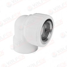 Угольник PP-R переходной c ВР 20х1/2" Valfex