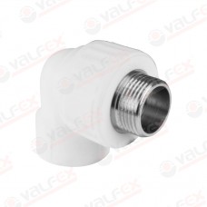 Угольник PP-R переходной c НР 20х1/2" Valfex