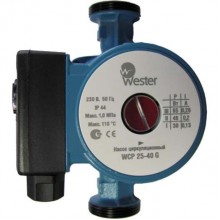 Насос циркуляционный Wester WCP 25-40G (c гайками)