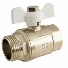 Кран шаровой STI ШГ бабочка 15