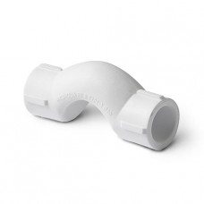 Обводное колено с муфтой, короткое 20 PP-R Rosturplast