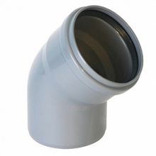 Отвод PP 110х45° Политэк