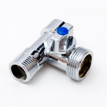 Кран 3-прох шаровой 1/2' - 3/4' - 1/2' вн/нар/нар для ст маш VRT®