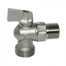 Кран угловой шаровой 1/2' - 1/2' нар/нар рукоятка сверху VRT®
