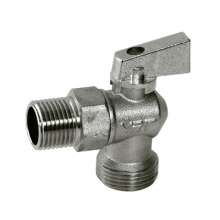 Кран угловой шаровой 1/2' - 3/4' нар/нар рукоятка сверху VRT®
