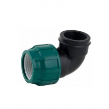 КОЛЕНО 50х1 1/2" гайка ПЭ    poel-san