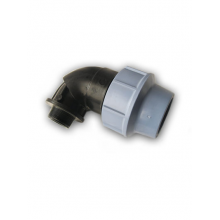 Колено 63х 1 1/2" штуцер ПЭ   UNIDELTA