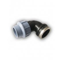 Колено 63х 2 1/2" гайка ПЭ   UNIDELTA
