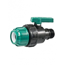 Кран шаровый  40х1ʺ  Ш/Ц ПЭ POEL-SAN