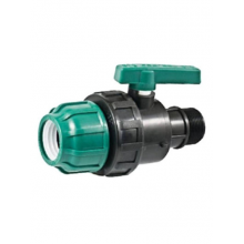 Кран шаровый  63х1 1/2ʺ  Ш/Ц ПЭ POEL-SAN