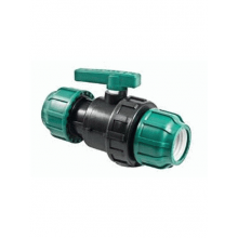Кран шаровый   40х40 Ц/Ц ПЭ POEL-SAN