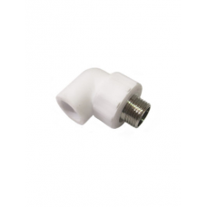 Уголок комб. штуцер 20х1/2 PP-R Rosturplast