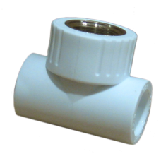 Тройник комб. гайка 25х3/4х25 PP-R Rosturplast
