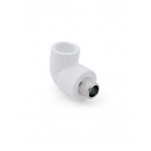 Уголок комб. штуцер 20х3/4 PP-R Rosturplast