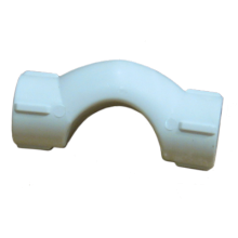Обводное колено с муфтой, короткое 25 PP-R Rosturplast