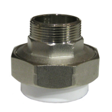 Муфта комб. разъёмная, штуцер 50х1 1/2 PP-R Rosturplast