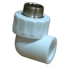 Уголок комб. штуцер 25х3/4 PP-R Rosturplast
