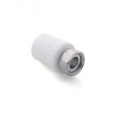 Муфта комб. с накидной гайкой 20х1/2 PP Rosturplast