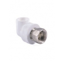 Уголок комб. с накидной гайкой 20х1/2 PP-R Rosturplast