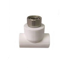 Тройник с накидной гайкой 20х1/2 PP-R Rosturplast