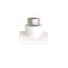 Тройник с накидной гайкой 25х3/4 PP-R Rosturplast
