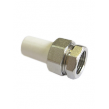 Ниппельное соединение 25х3/4 гайка PP-R Rosturplast