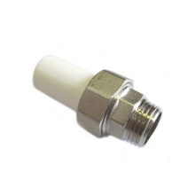 Ниппельное соединение 20х1/2 штуцер PP-R Rosturplast