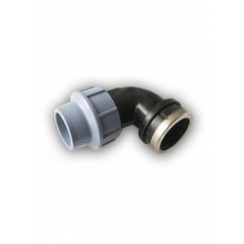 Колено 63х 1 1/2" гайка ПЭ   UNIDELTA