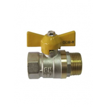 Кран газ 3/4 г/ш бабочка OSCAR-M/TF