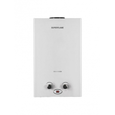 Газовый водонагреватель Superflame SF0120 10л. белый с дисплеем (Мощн. 20 кВт,  расход воды 10 л/мин)