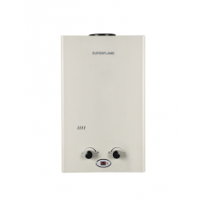 Газовый водонагреватель Superflame SF0216 8л. белый /Сжижен.газ  (Мощн. 14 кВт, расход 8 л/мин)