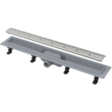 Водоотводящий желоб ALCAPLAST с решеткой из нерж. APZ10-650 (Чехия)