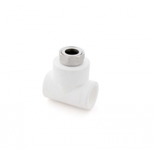 Тройник С НАКИДНОЙ ГАЙКОЙ 25х1 PP-R Rosturplast